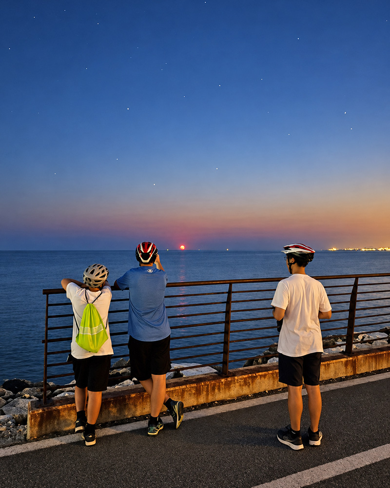 Pedalata di luna piena