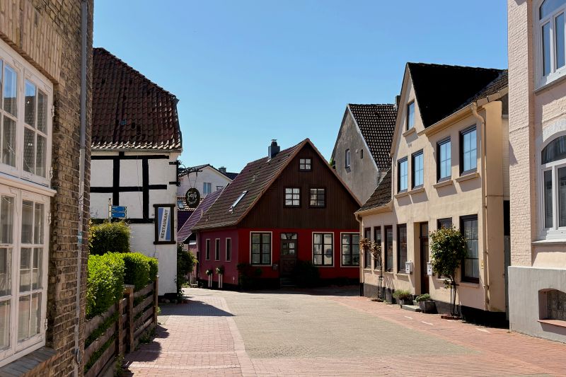 Una caratteristica viuzza di Schleswig