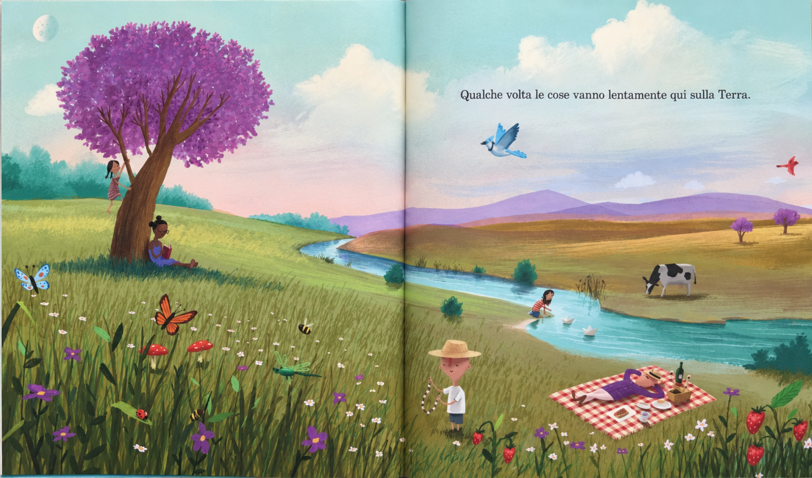 Pagina del libro "Noi siamo qui"