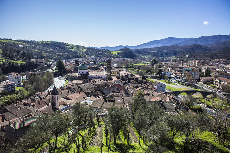 Borgo di Pomtremoli visto dal castello