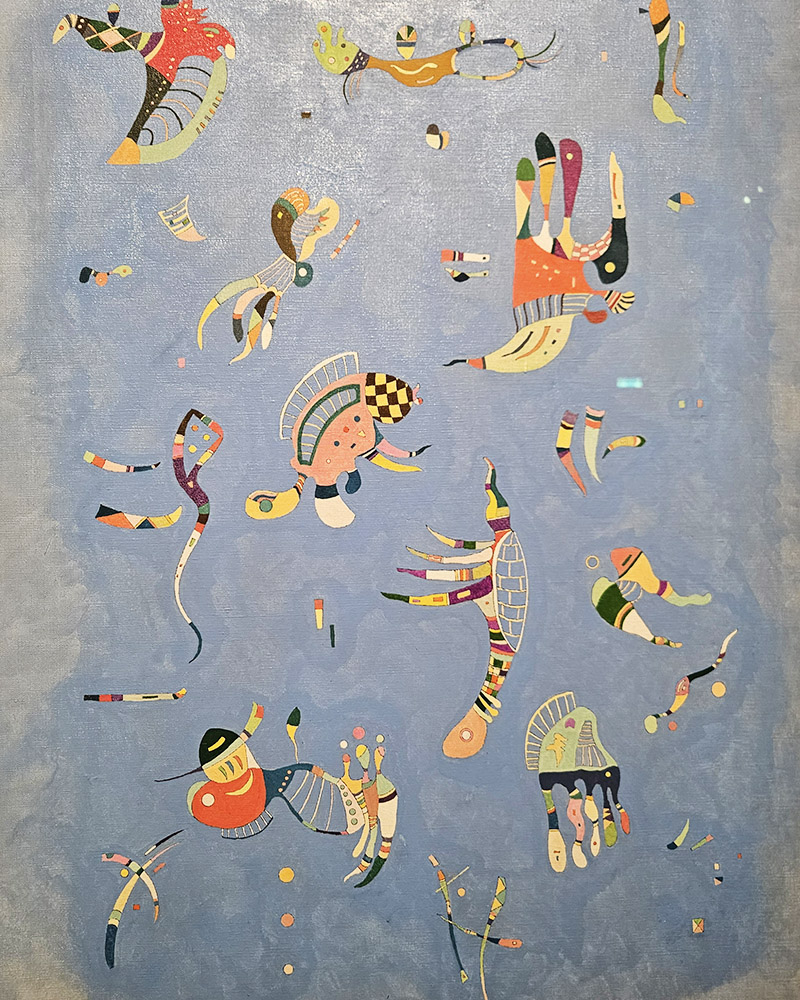 Mostra di Kandinsky a Roma con i bambini, Azzurro cielo