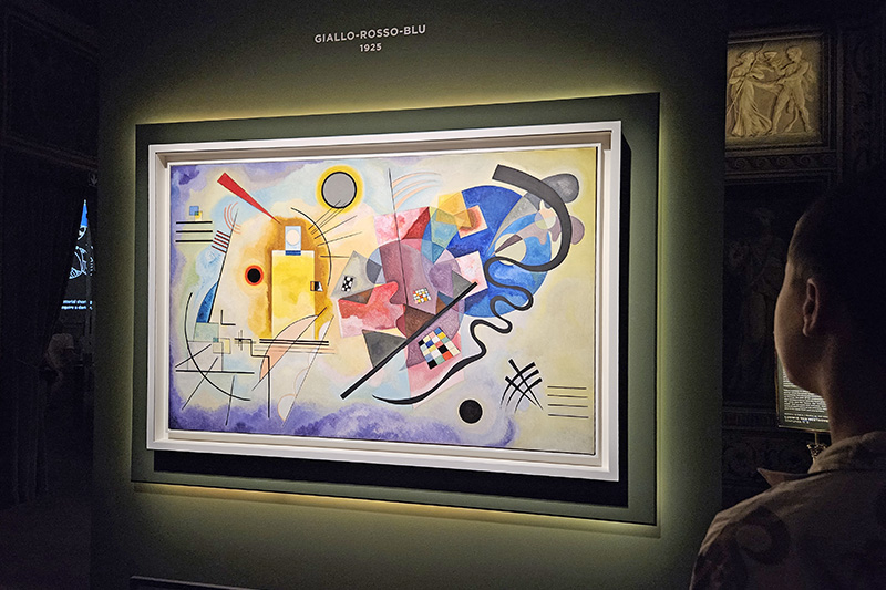 Mostra di Kandinsky a Roma con i bambini, Giallo-rosso-blu
