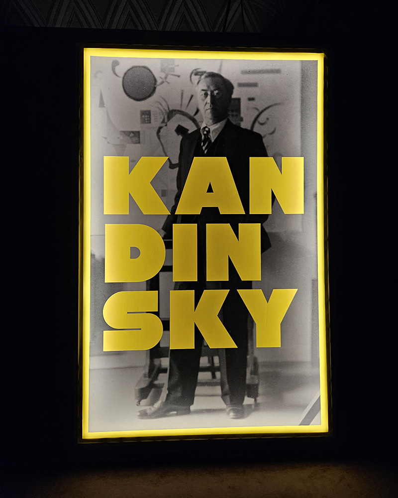Mostra di Kandinsky a Roma con i bambini, ingresso