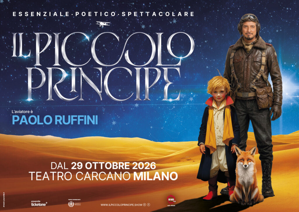 Locandina dello spettacolo Il Piccolo Principe con Paolo Ruffini