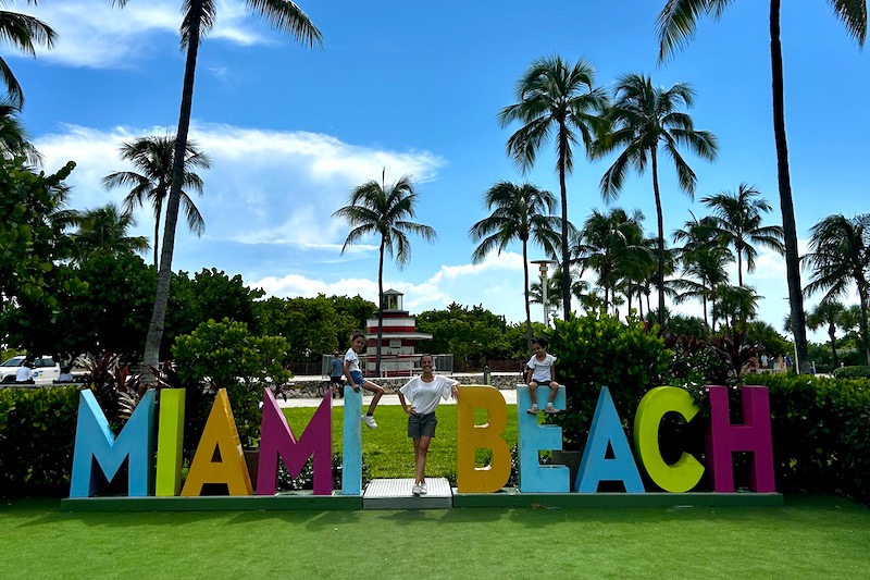 Miami beach mamma e figlie