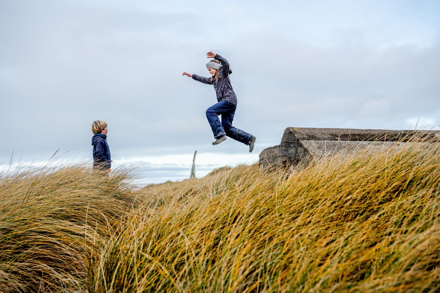 spiaggia bambini salto