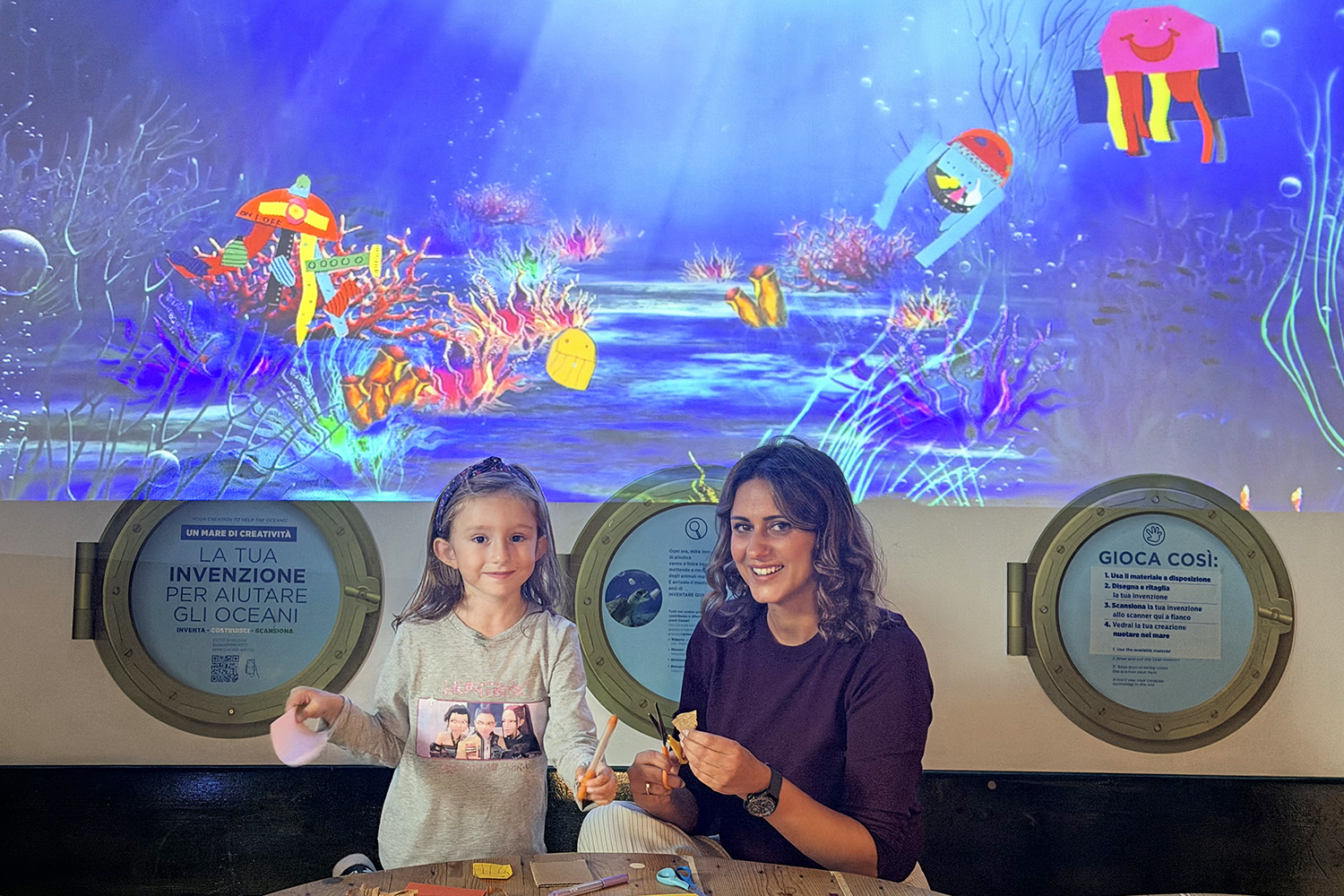 Explora Roma con bambini, installazione un mare di creatività