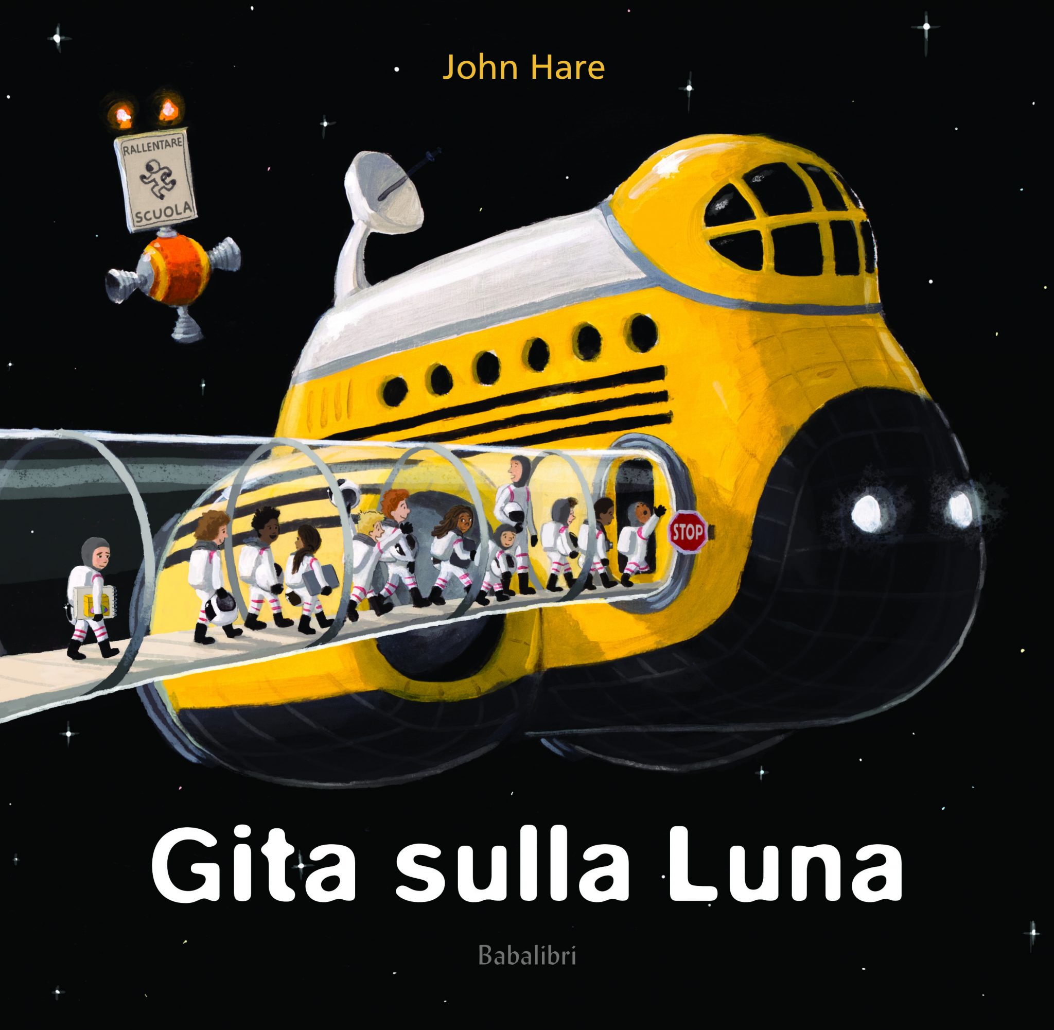 Copertina del libro "Gita sulla Luna" di John Hare