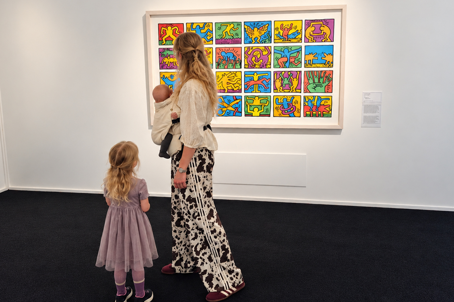 Visita alla mostra di Keith Haring con bambini