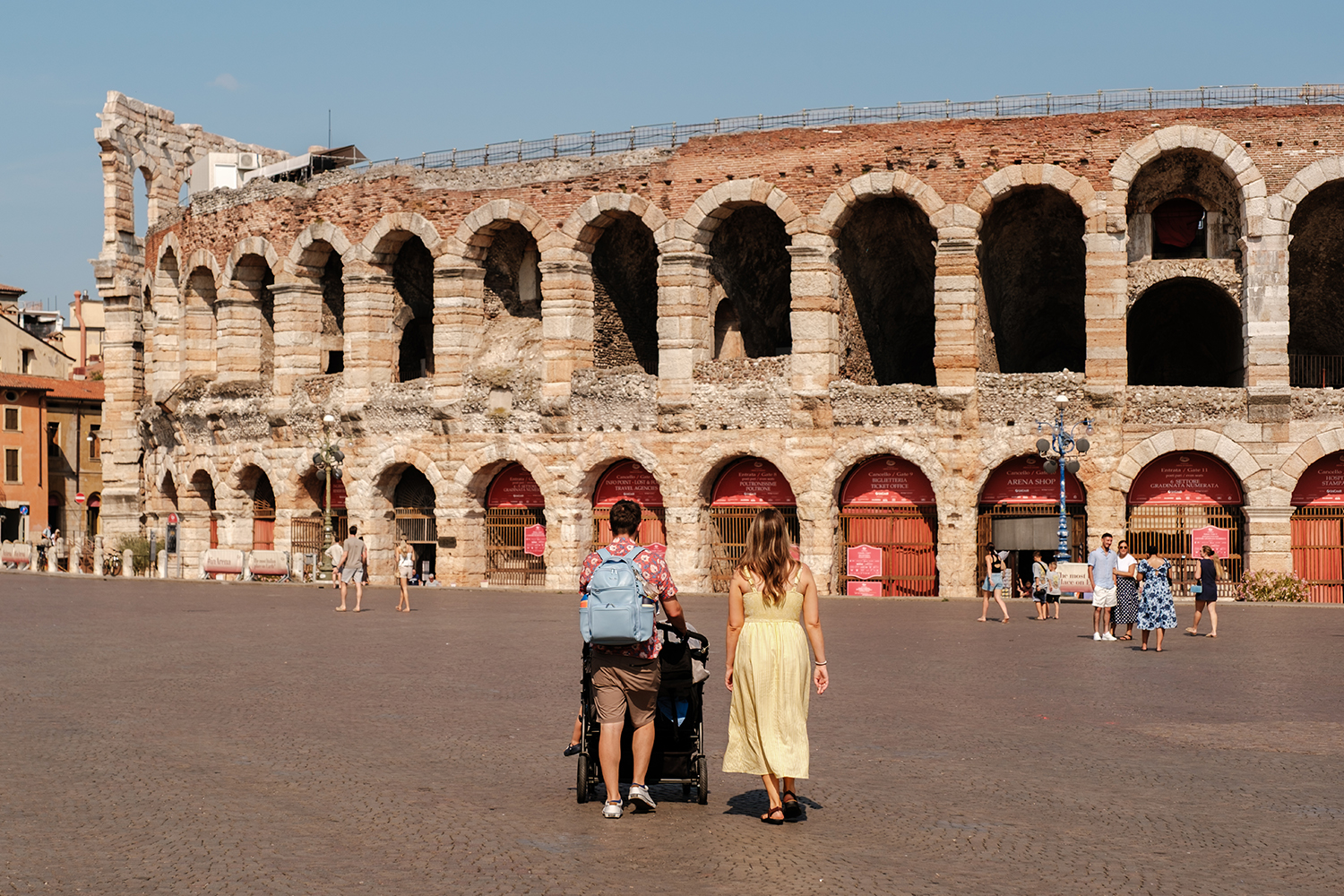 Famiglia all'Arena di Verona © fokkebok