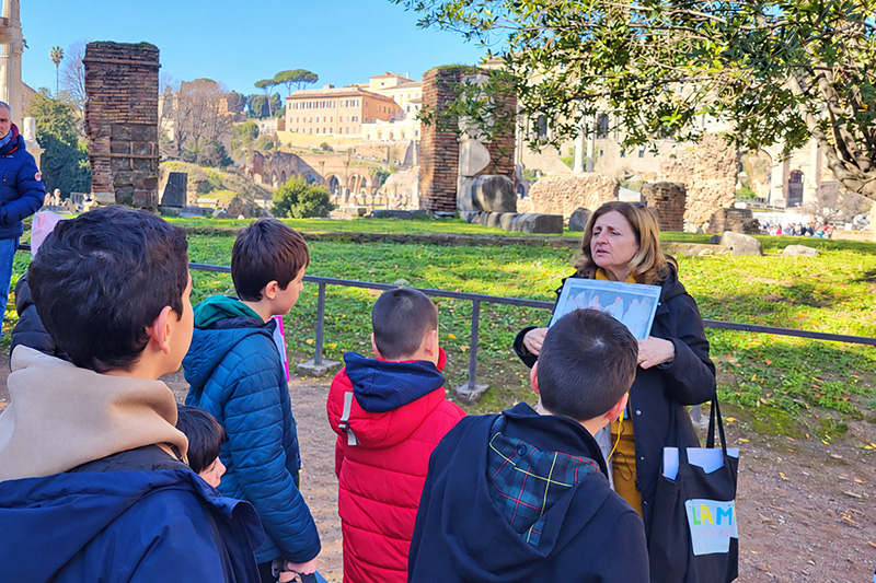 Visita guidata con Titti Lepore. © M. Rosellini