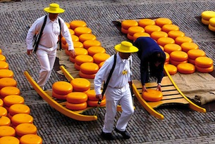 Il mercato del formaggio di Alkmaar