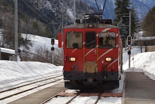 enino rosso Glacier Express