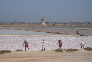 Trapani mare con i bambini saline di Mozia